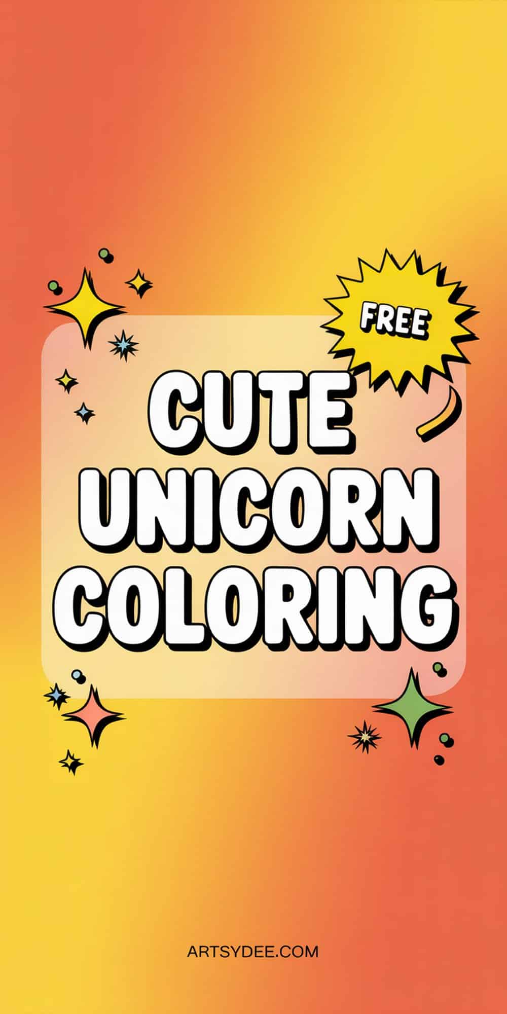 Unicorn coloring pages free printable
