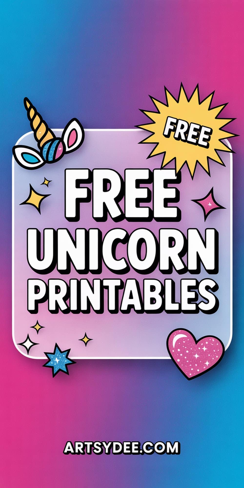Free unicorn printables coloring pages