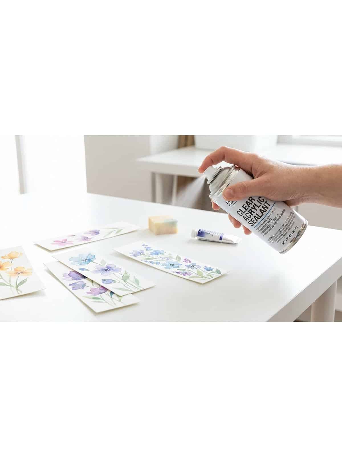 How to seal and protect watercolor bookmarks with sealant and laminating options