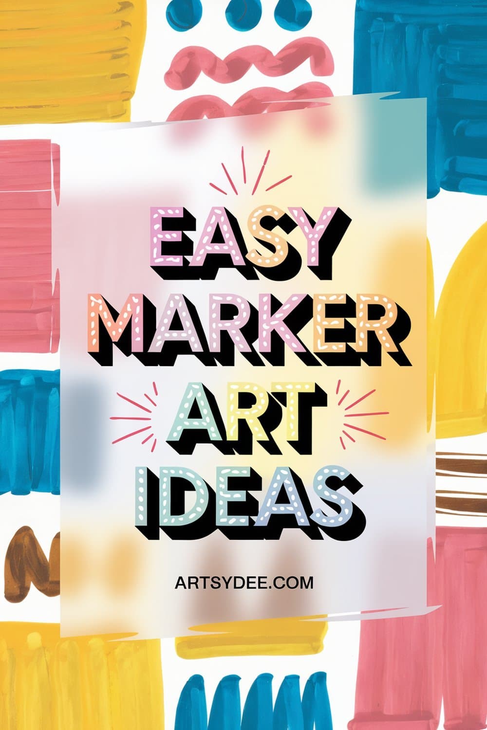 Easy acrylic marker drawings for beginners free templates
