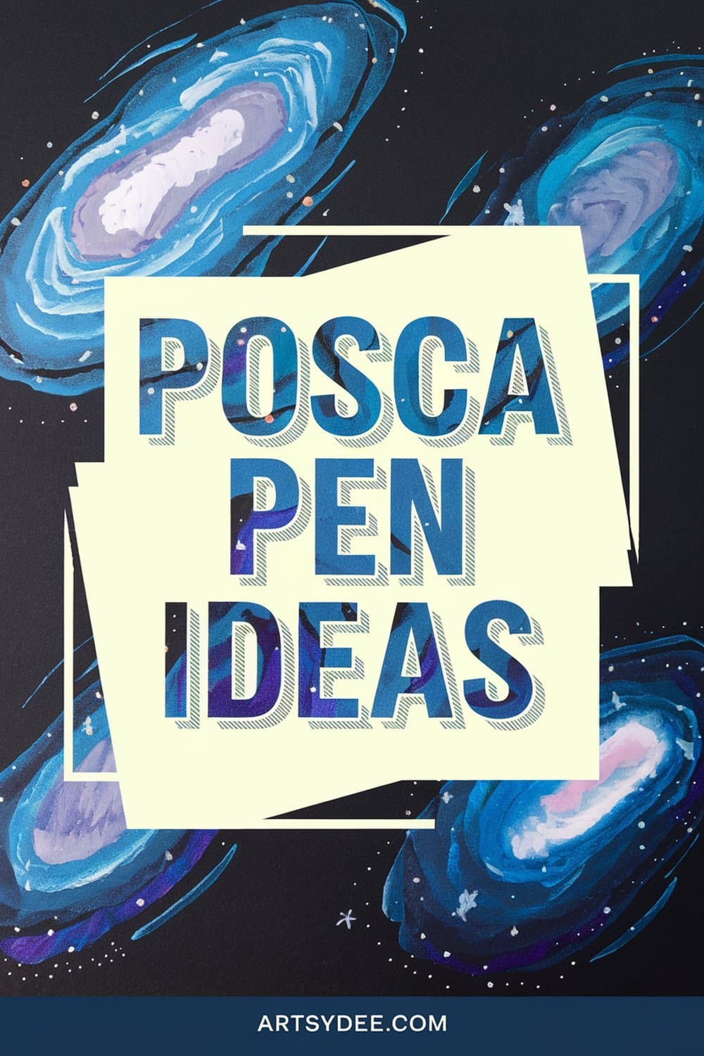 Easy acrylic marker flower drawings for beginners