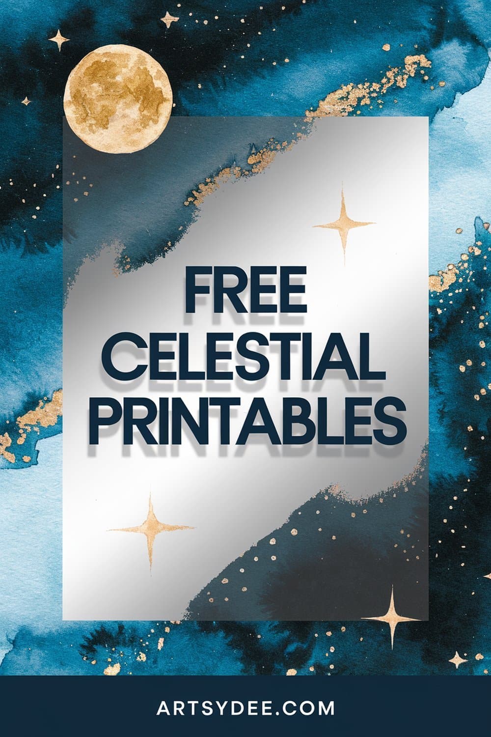 Celestial junk journal printables free kit moon phases stars