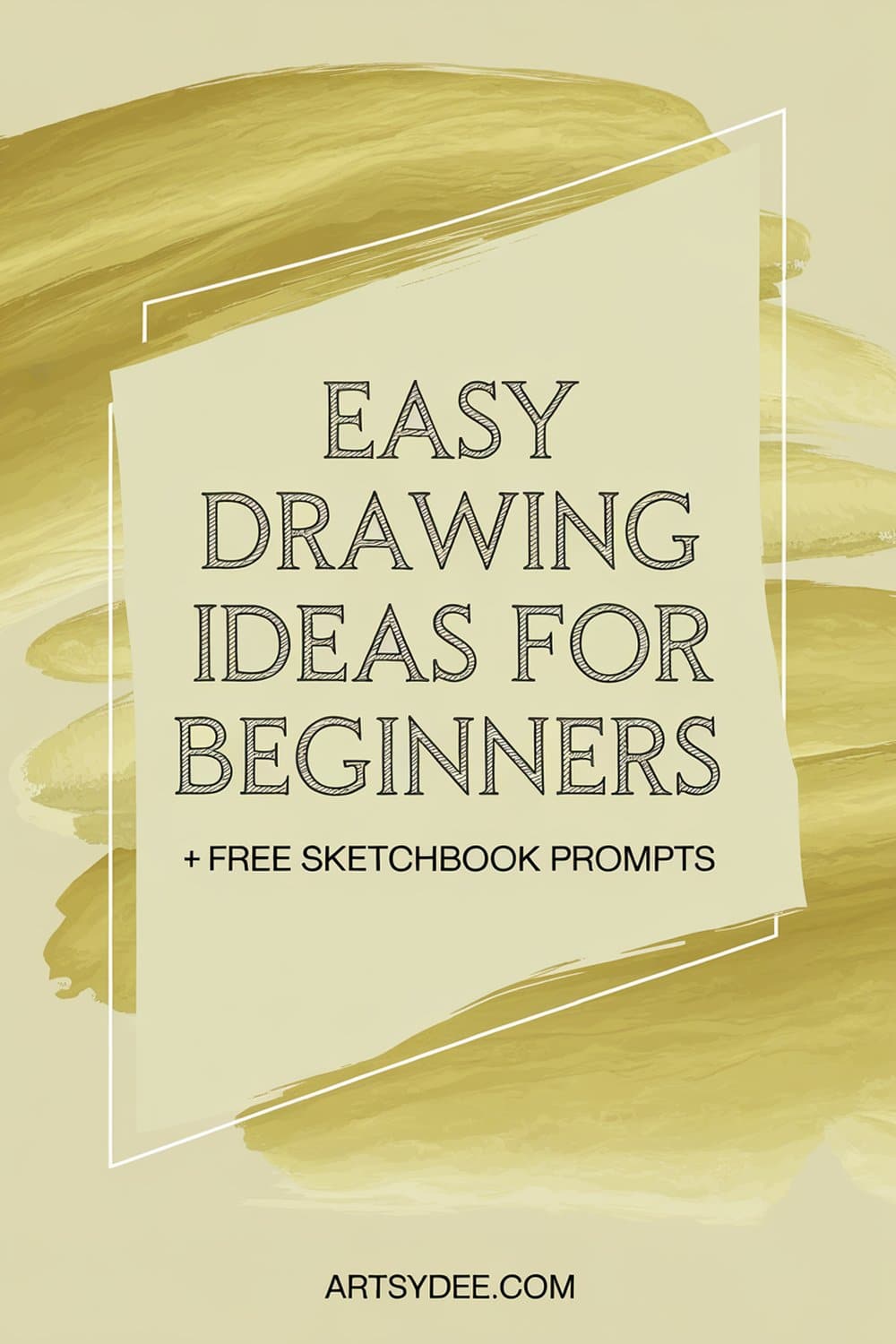 Easy drawing ideas for beginners - free printable prompts