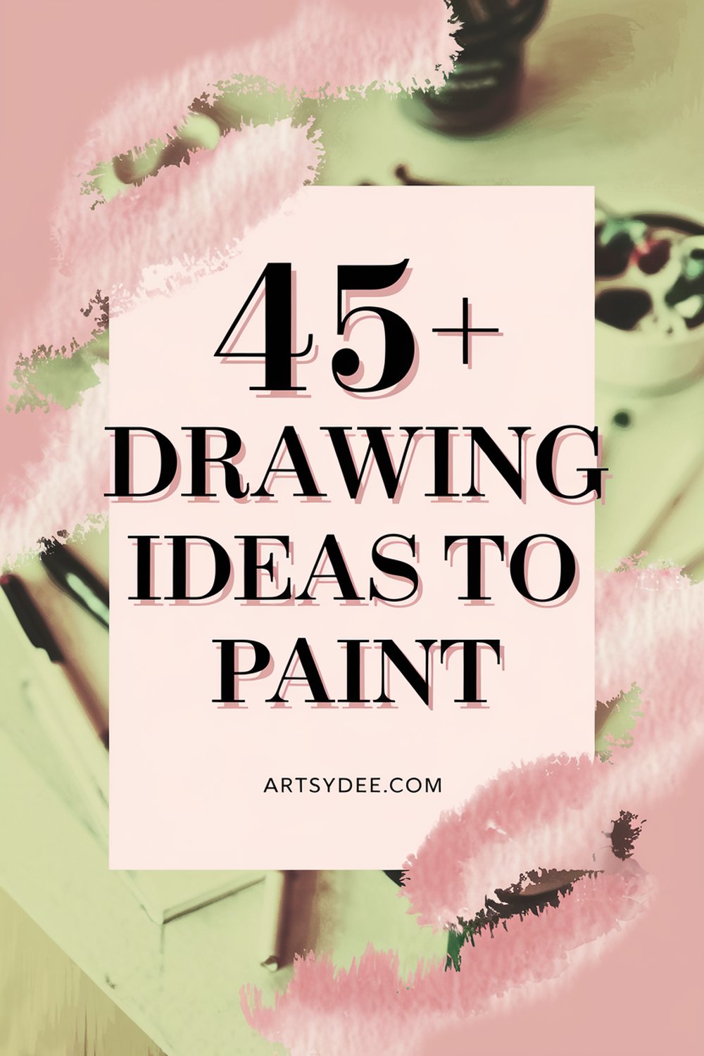 45+ drawing ideas to paint - simple sketches for watercolor and acrylic beginners