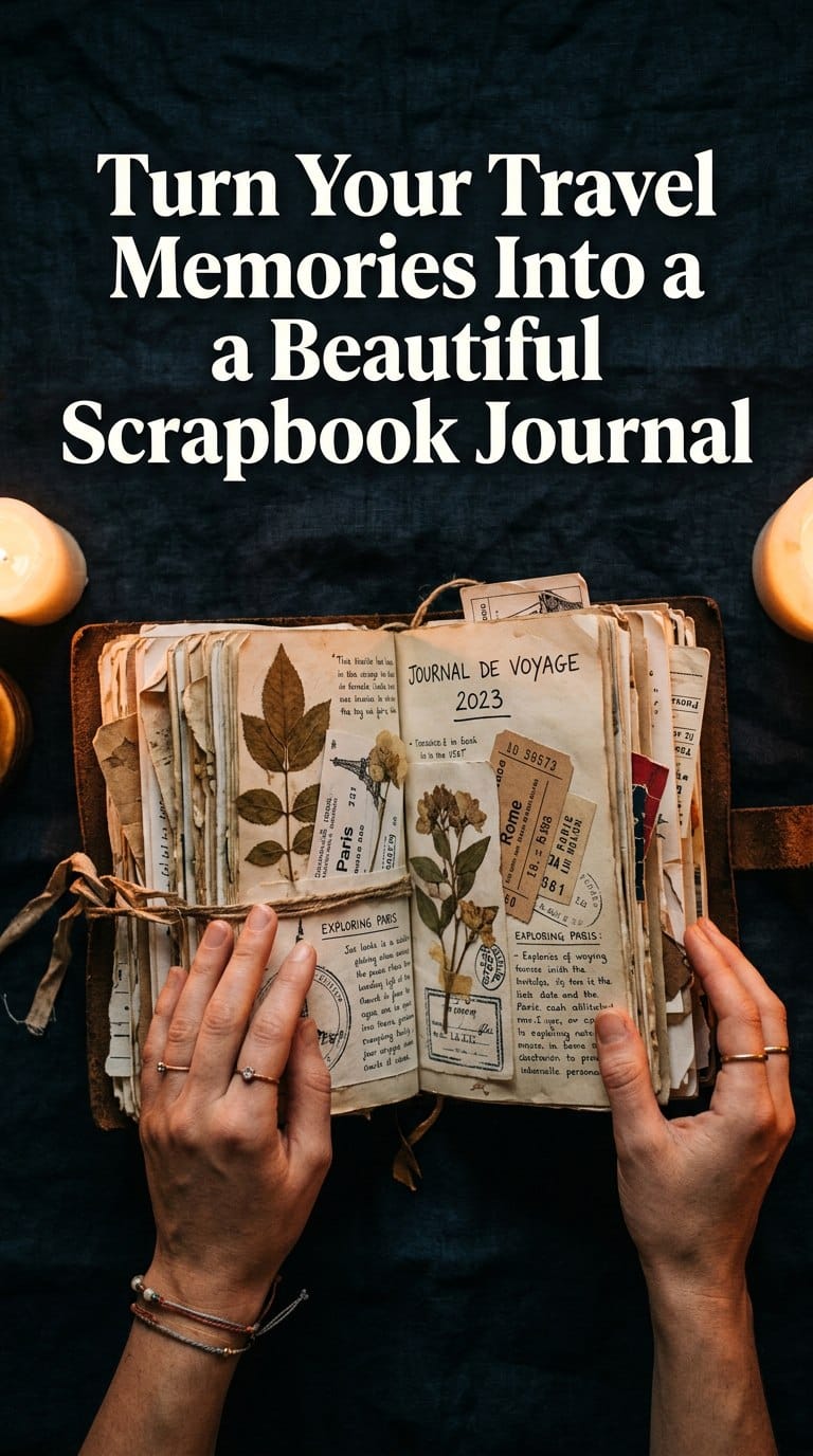Travel journal scrapbook ideas &mdash; 30 creative page ideas for your travel memory book
