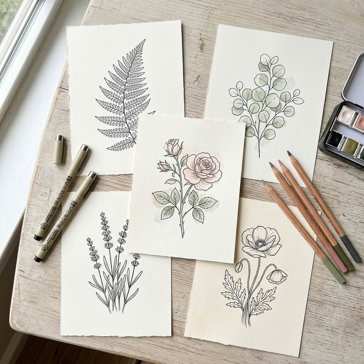 Custom Procreate stamps and brushes &mdash; recent Patreon drop