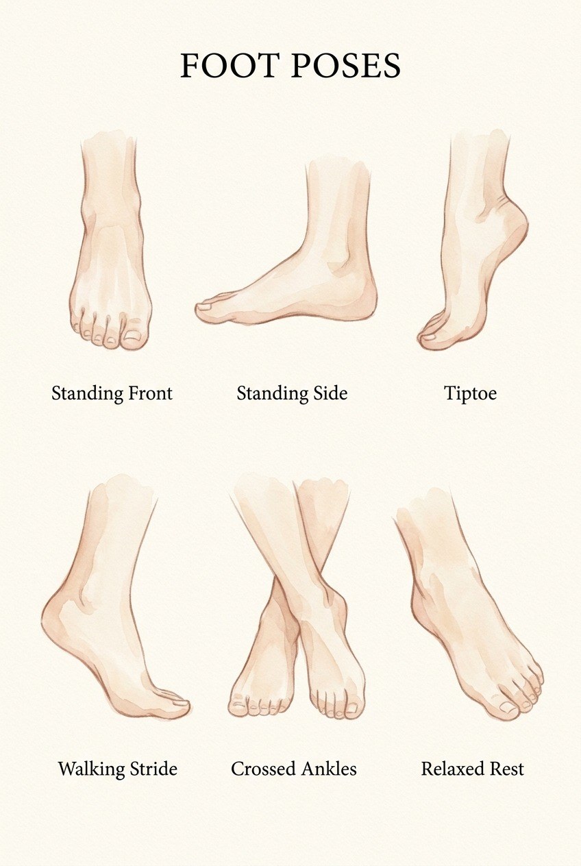 Feet Poses Compilation