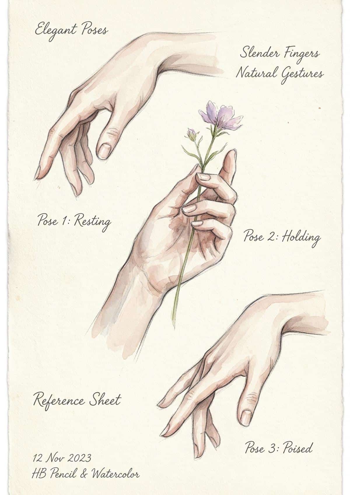 Female Hands Elegant