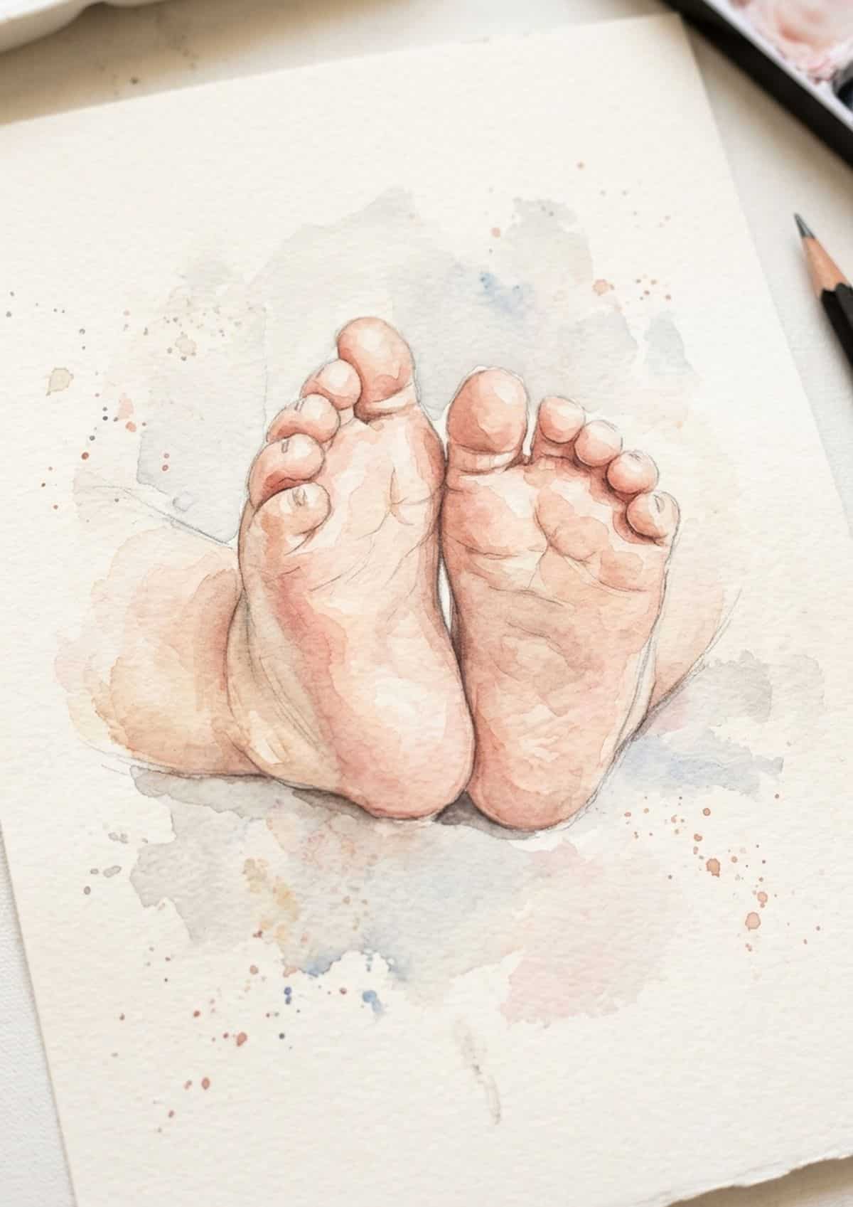 Baby Feet Reference