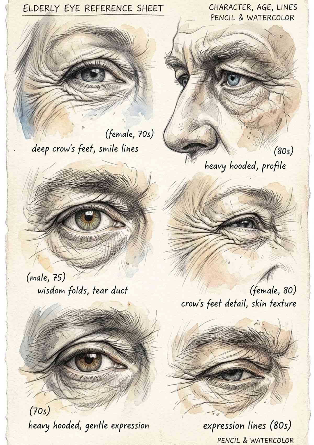 Elderly Eyes Character