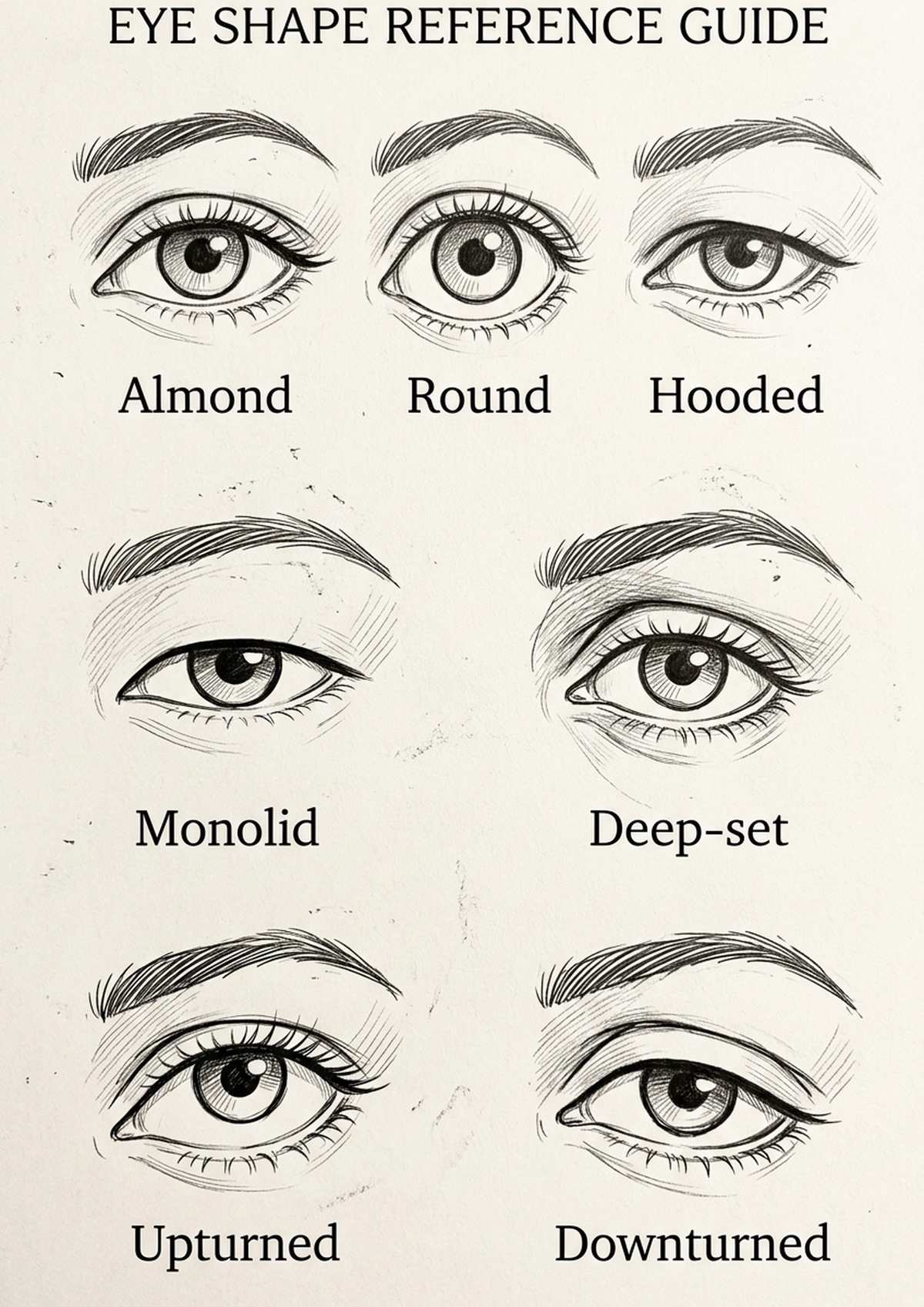 Eye Shapes Reference