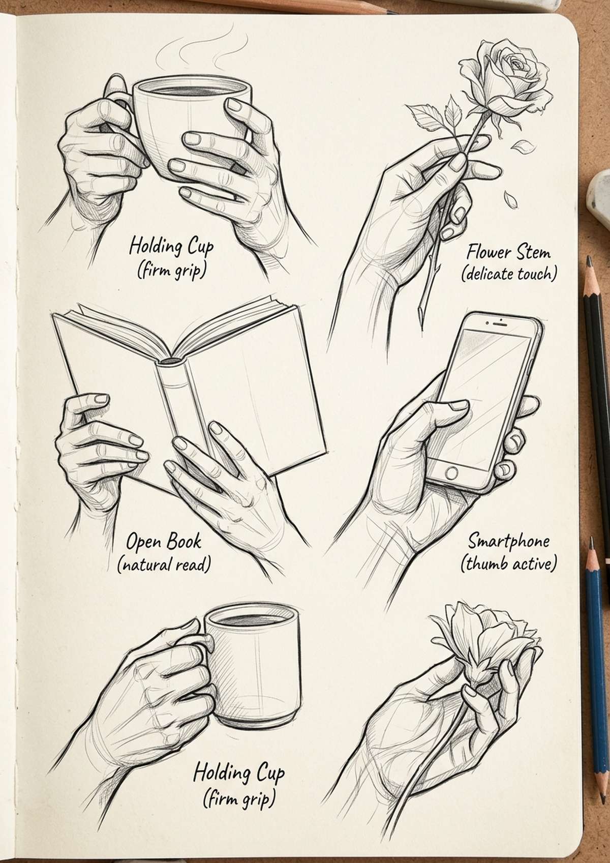 Hands Holding Objects