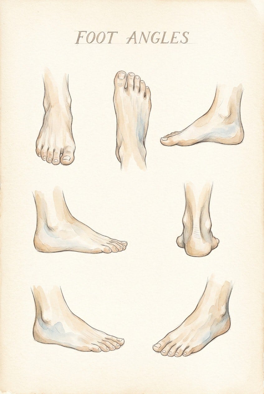 Foot Angles Reference