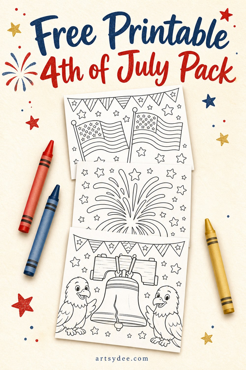 10 free 4th of July drawing templates pin save for later