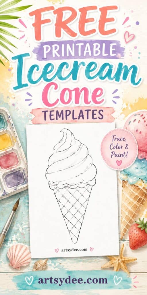 icecream cone templates