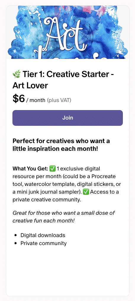 Tier 1 Art Lover