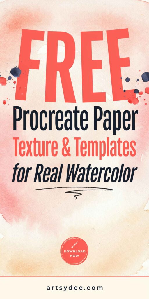 procreate watercolor templates and paper texture