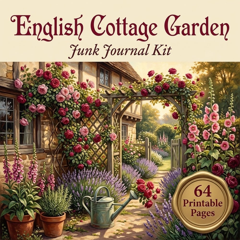 English Cottage Garden &mdash; ACC Junk Journal Kits