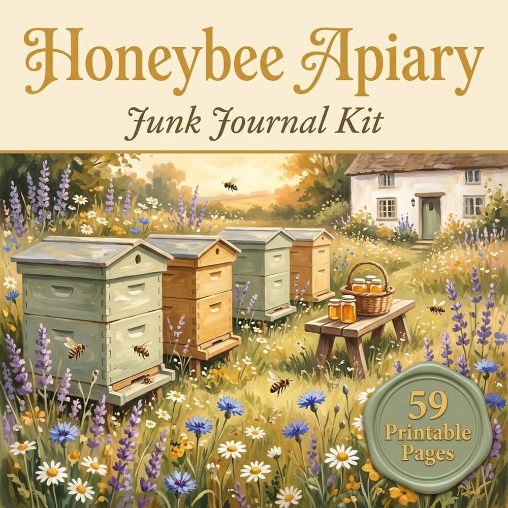 Honeybee Apiary &mdash; ACC Junk Journal Kits