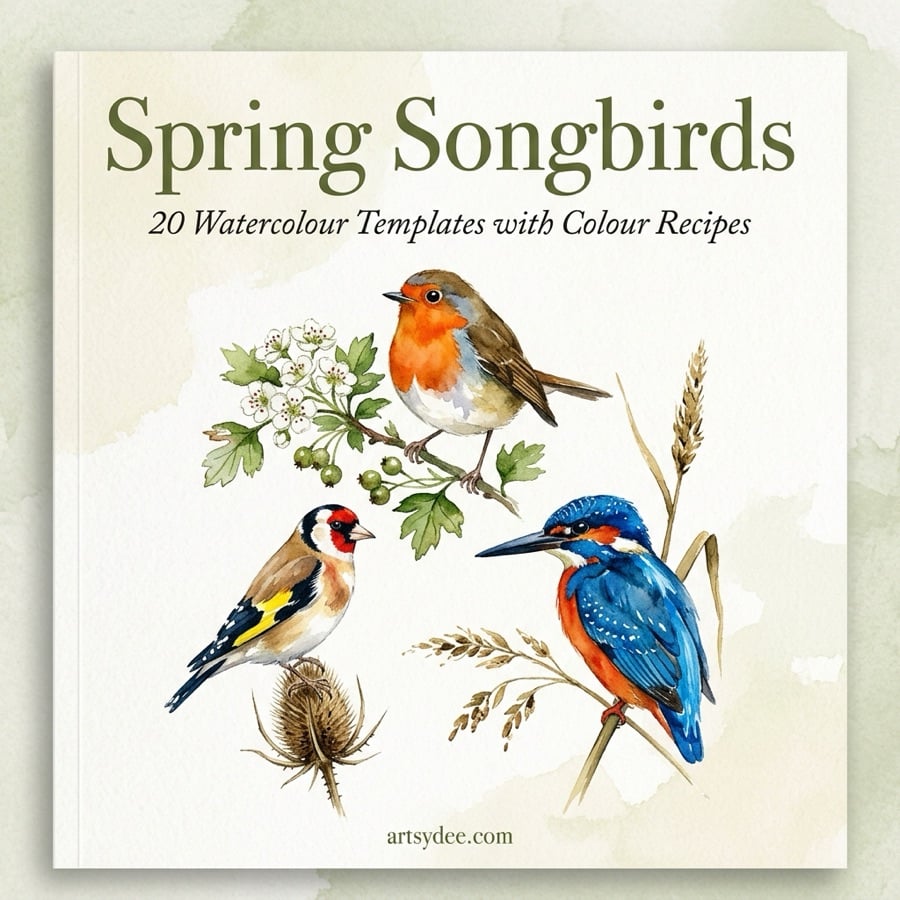 Spring Songbirds template set
