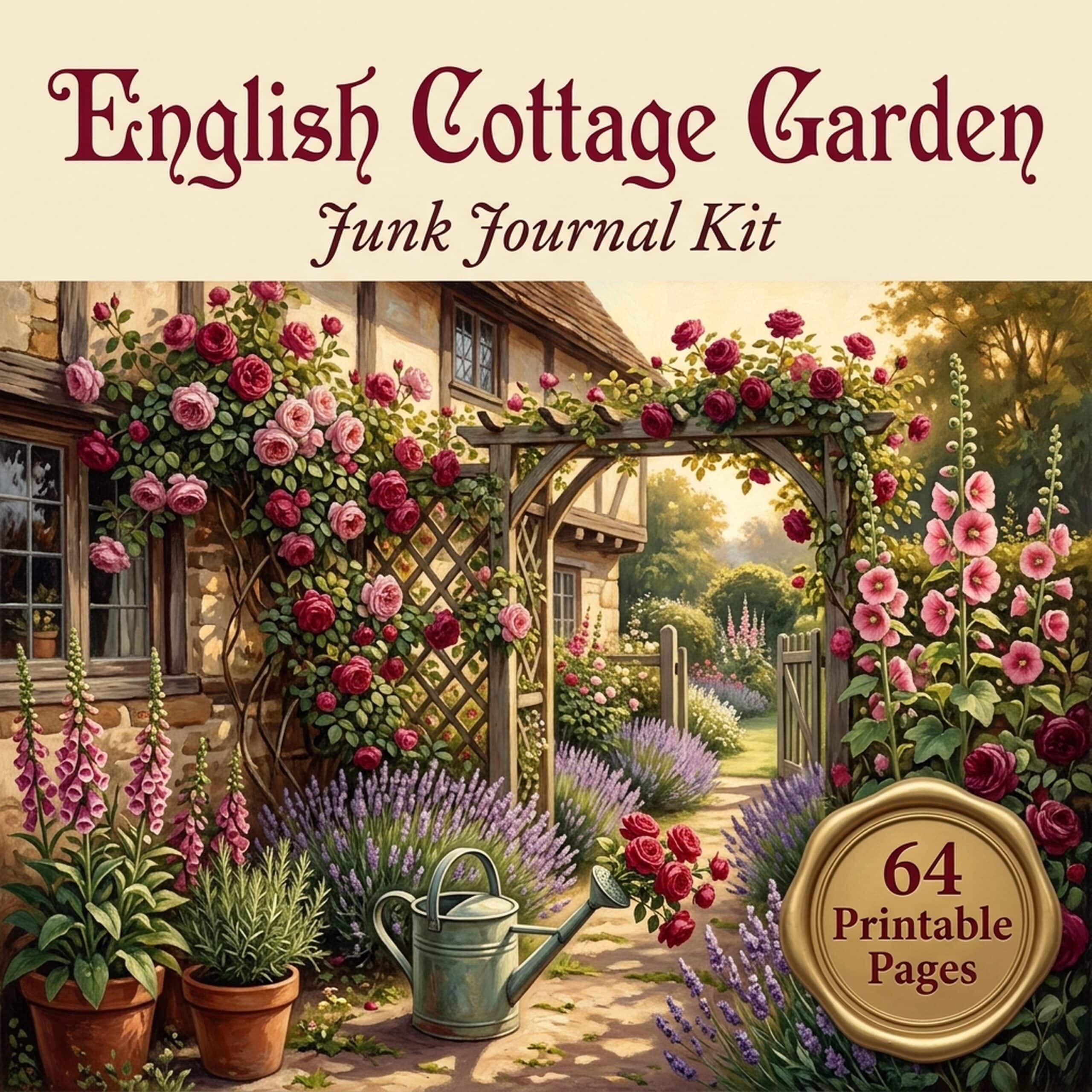 English Cottage Garden Kit template set