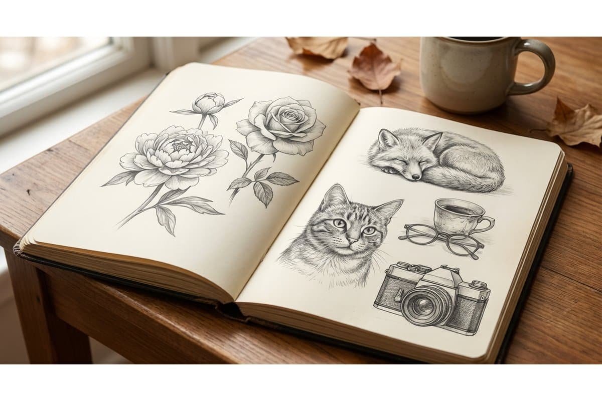 Free drawing templates and sketch references