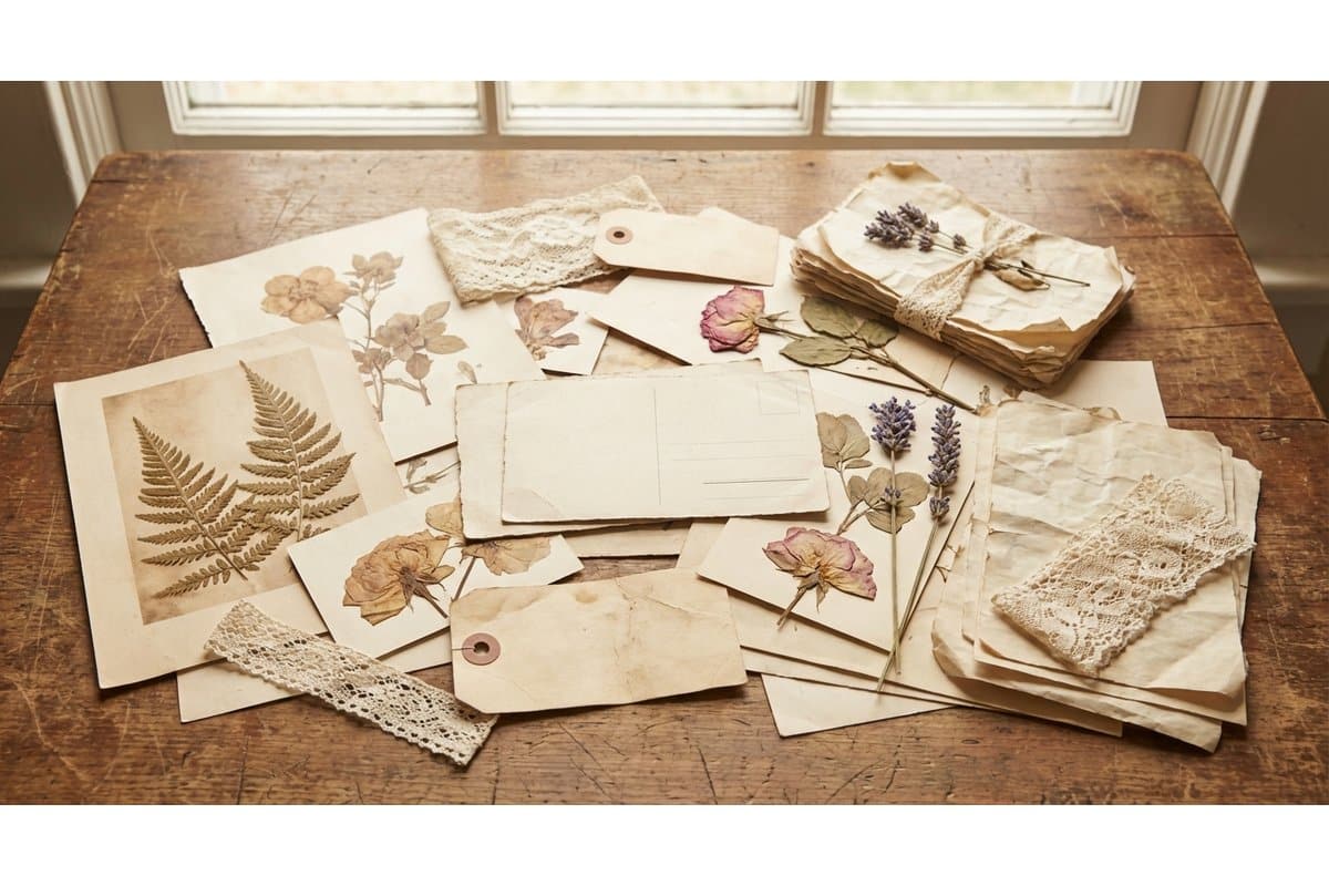 Free junk journal printables and vintage ephemera