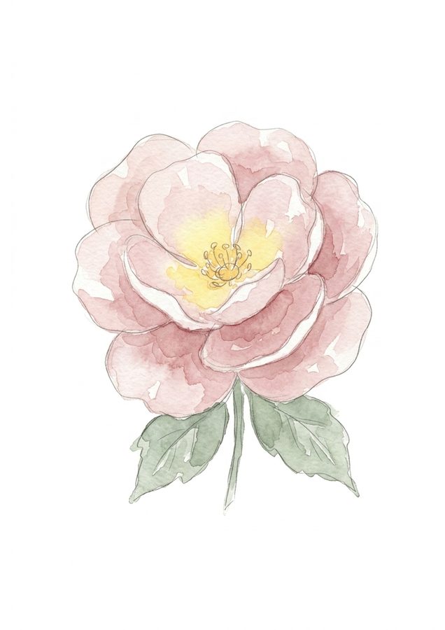 First Bloom &mdash; Painted example, Week 0