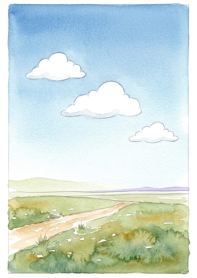 A Study of Sky &mdash; Painted example, Week 2