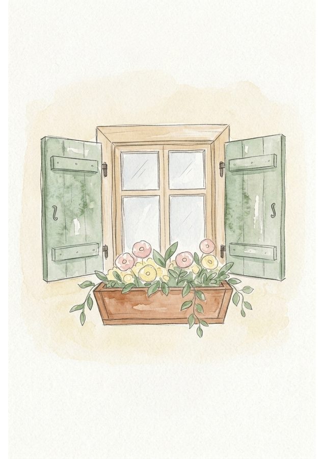 Window Box &mdash; Painted example, Week 7