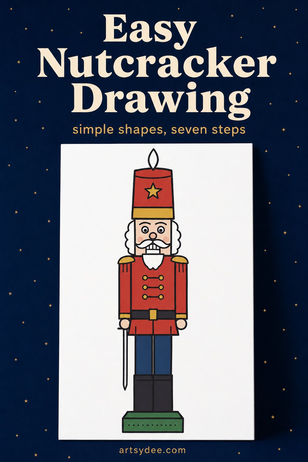 Nutcracker Drawing: How to Draw a Nutcracker Step by Step (Easy)