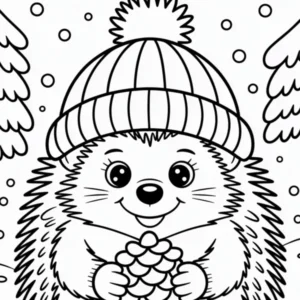Preview of the free Winter Painting Templates printable